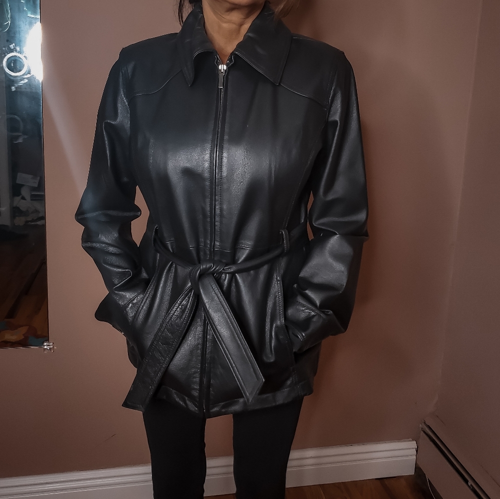 Leather jacket